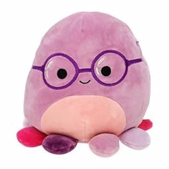 Squishmallows Official Kellytoy Plush 8 Inch Squishy Soft Plush Toy Animals (Beula Octopus With Glasses)
