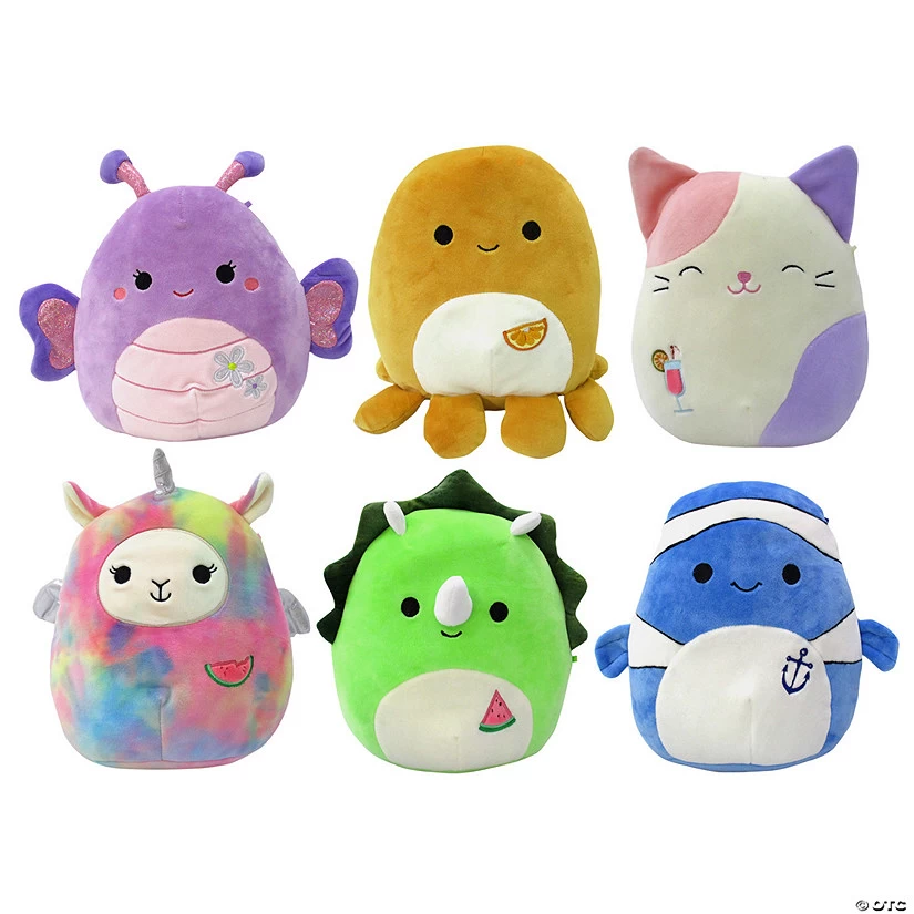 16" Squishmallows™ Summer Fun Squad Stuffed Animal Assortment - 6 Pc. 3 16" Squishmallows™ Summer Fun Squad Stuffed Animal Assortment - 6 Pc.