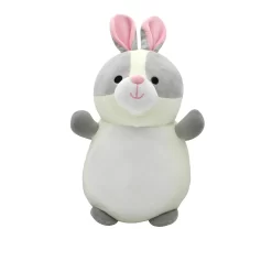 Squishmallows 12-inch HugMee Grey & White Bunny