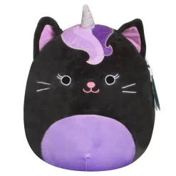 Squishmallows 12" Medium Plush Black & Purple Cat-a-Corn