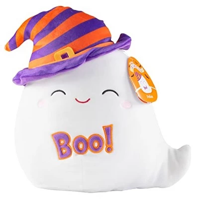 JAZWARES Squishmallows New 10" Felize The Ghost - Official Kellytoy 2022 Halloween Plush - Cute And Soft Ghost Stuffed Animal Toy - Great Gift For Kids 3 JAZWARES Squishmallows New 10" Felize The Ghost - Official Kellytoy 2022 Halloween Plush - Cute And Soft Ghost Stuffed Animal Toy - Great Gift For Kids