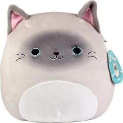 Squishmallows 10" Felton The Siamese Cat - Official Kellytoy Plush Kitty Stuffed Animal
